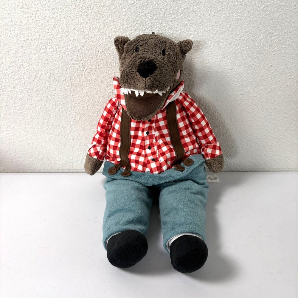 Ikea Lufsig Big Bad‎ Wolf Plush Stuffed Animal Little Red Riding Hood 18 in